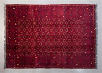 Afghan Qunduzi, pure wool, hand made rug