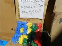 Puzzle blocks. SkoolPlus. 4 cases 10 sets ea.