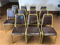 (11) Stack Chairs, nice cond.