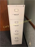 Metal 4 drawer file cabinet