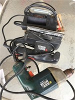 Lot of Black and Decker tools