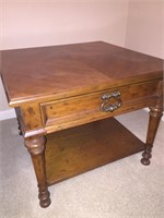 Wooden Drexel  occasional table