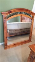 Beautiful rustic style mirror