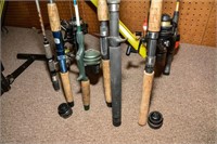 8 Assorted Rods & Reels