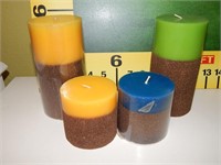 4 PC CANDLE LOT