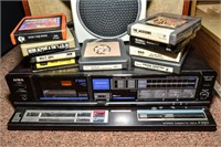 Assorted Stereo Speakers, 8-Track Portable,