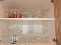 CABINETS WITH GLASSES, AND MORE