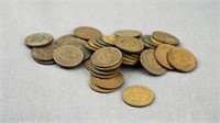 38 Indian Head Cent Pennies 1859-1909