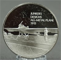 40gr. Sterling Silver History of Flight Medallion