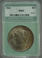 1923 Peace Silver Dollar MS-65