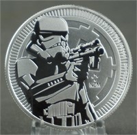 2018 Niue 1oz Silver Star Wars Stormtrooper Coin