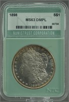 1898 MorganSilver Dollar MS-63 DMPL
