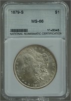 1879-S Morgan Silver Dollar MS-66