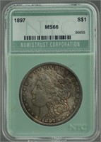 1897 Morgan Silver Dollar MS-66