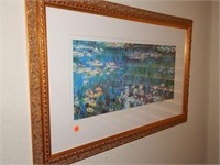 FRAMED & MATTED "LACAZE" "POND" A/P SERIGRAPH