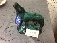 Blue Mountain Pottery Wolf 7-3/4" Tall w/Tags