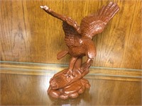 "Carved Look" Resin Eagle - 8" Tall - Red Mill Mfg