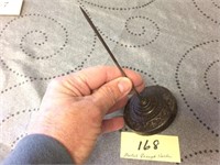 Antique Receipt Holder Spike Pin - 7"