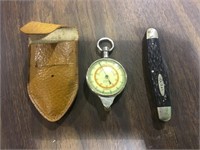 GERMAN COMPASS AND KNIFE