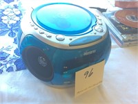 Memorex CD Clock Radio - Translucent Blue