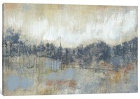 Cool Grey Horizon on Canvas 26x40