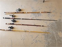 B- FISHING RODS AND REELS