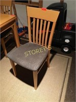 Slat Back Wood Dining Chair
