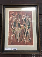 FRAMED LIMITED EDITION PRINT (LES LOCITES, 25/215)