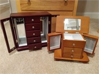 Pair of Matching Style Jewelry Boxes
