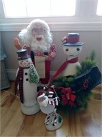 Mechanical Santa, Lightup Snowman & More