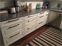 Lower Kitchen Cabinetry w/ S/S Dbl Sink