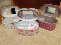 3 Jewelry Tote Boxes