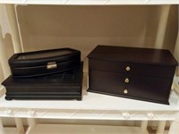3 All Black Jewelry Boxes