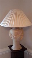 Grecian Style Ceramic Lamp with shade