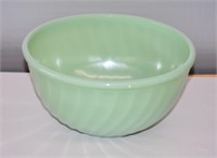 FIRE-KING JADITE SWIRL BOWL