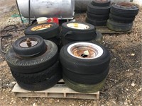 Skid of tires