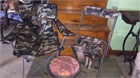 Camp Folding Chair & Stool