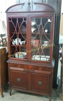 Small secretary with missing glass