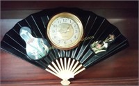 Fan style clock