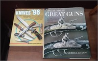 Lot of 2 Books: 100 Great Guns, Knives '96