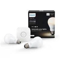 Philips Hue White A19 Starter Kit (compatible
