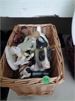 Basket of Farm Animals