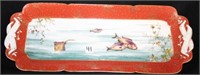 22" Handpainted Fish Plate by Haviland & Co.