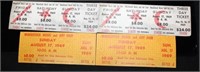 2 Sets of  unused Woodstock Tickets