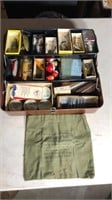 Tackle Box w/ Old Lures & Tackle
