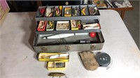 Tackle Box w/ Old Lures & Tackle