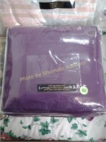 Twin Sheets Set Purple w/ King Pillow Case
