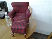 Doll Size Chair & Foot Stool