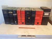 Lot of Vintage Book Looking File Holders
