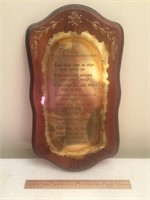 The Ten Commandments Plaque